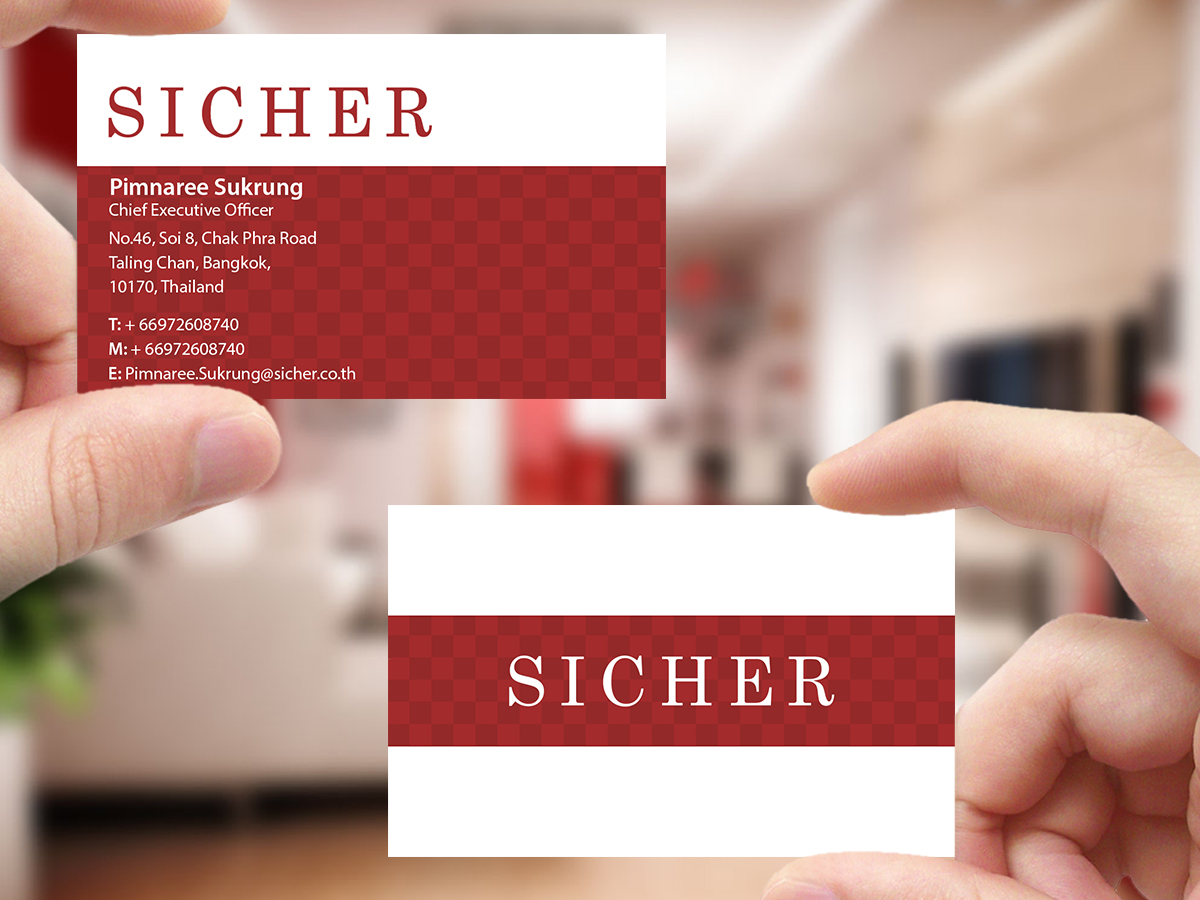 Business Card Design by Creations Box 2015 for Sicher Company Limited | Design #10904503