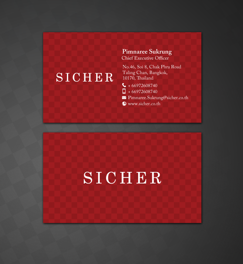 Business Card Design by chandrayaan.creative for Sicher Company Limited | Design #10931248