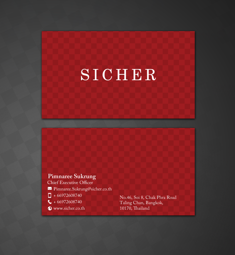 Business Card Design by chandrayaan.creative for Sicher Company Limited | Design #10931249