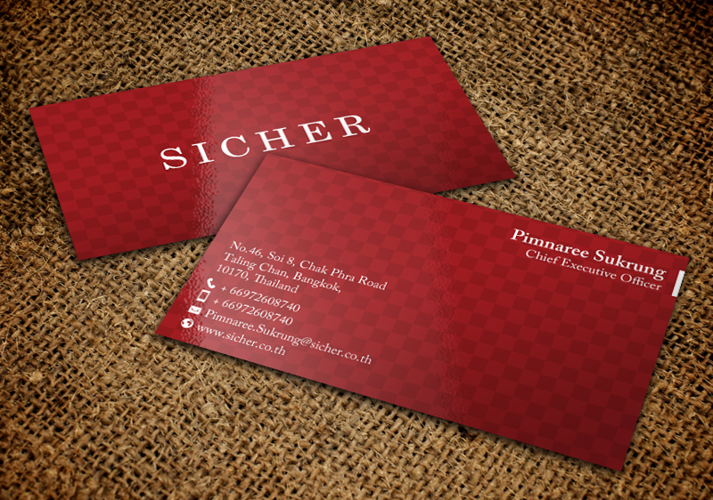 Business Card Design by chandrayaan.creative for Sicher Company Limited | Design #10931250
