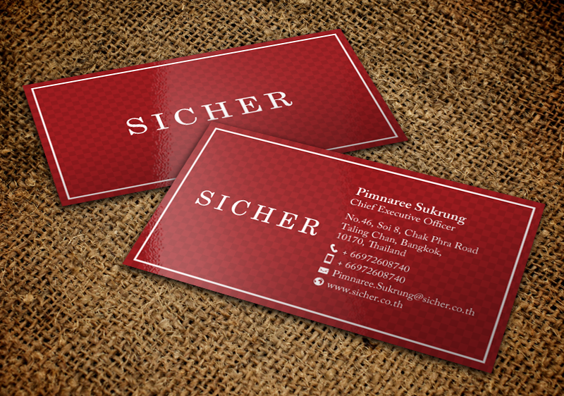 Business Card Design by chandrayaan.creative for Sicher Company Limited | Design #10931257
