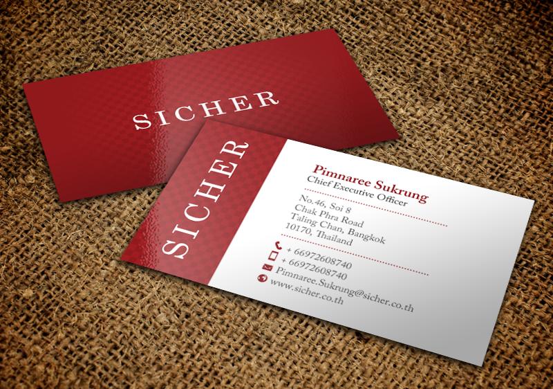Business Card Design by chandrayaan.creative for Sicher Company Limited | Design #10931262