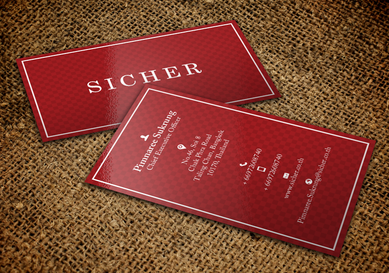 Business Card Design by chandrayaan.creative for Sicher Company Limited | Design #10931264