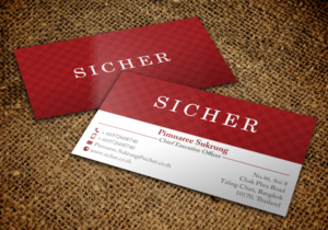 Diseño de Tarjeta de Presentación por chandrayaan.creative para Sicher Company Limited | Diseño: #10931265