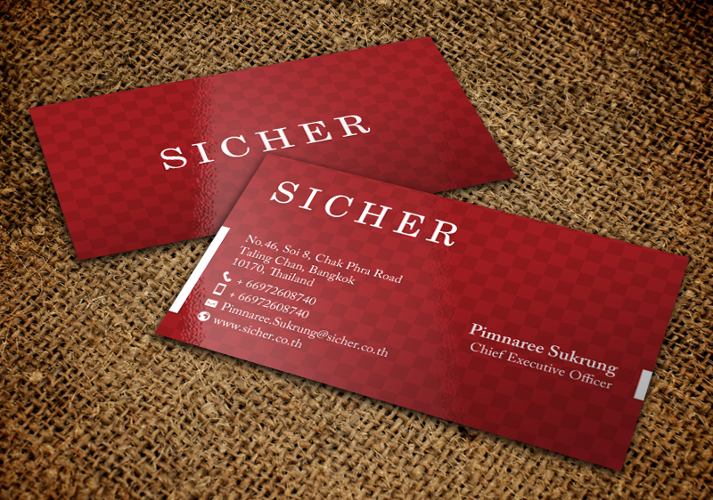 Business Card Design by chandrayaan.creative for Sicher Company Limited | Design #10931266