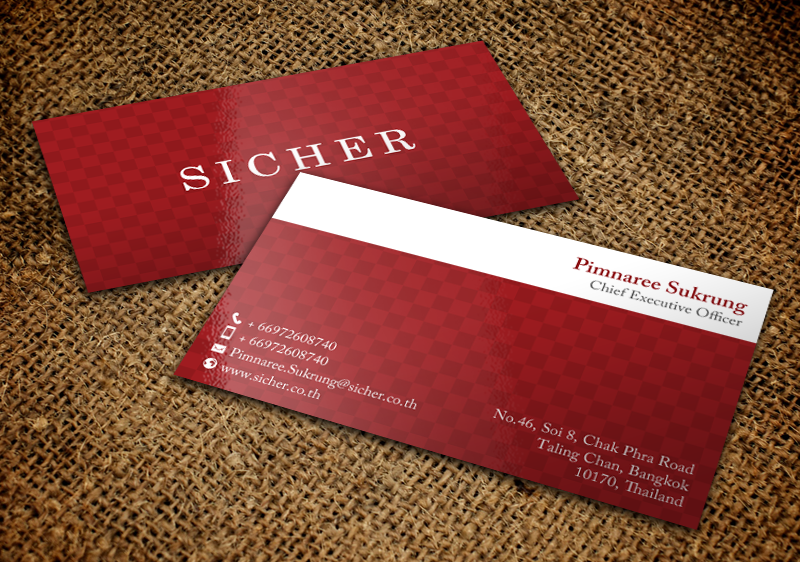 Business Card Design by chandrayaan.creative for Sicher Company Limited | Design #10931270
