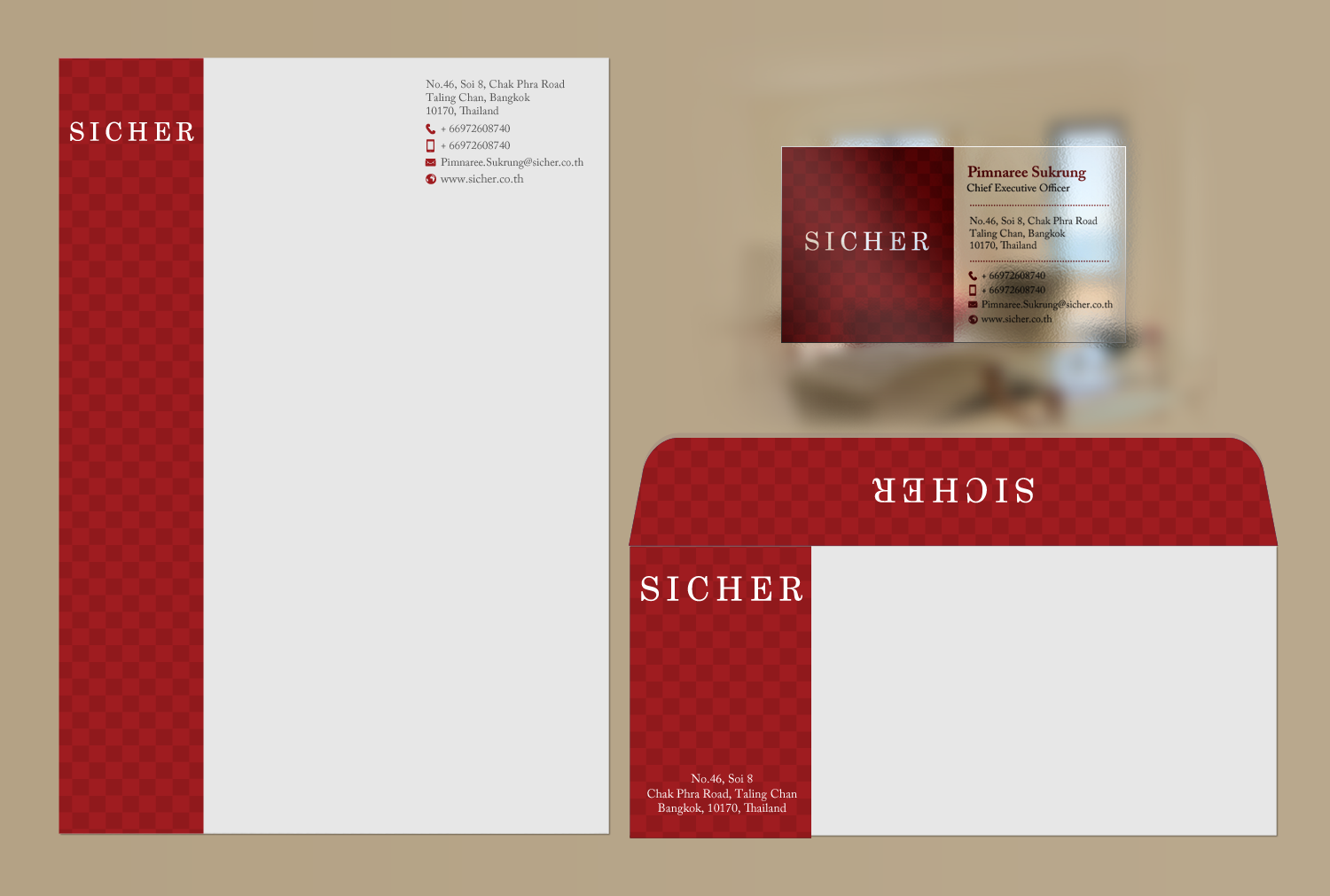 Business Card Design by chandrayaan.creative for Sicher Company Limited | Design #10957680