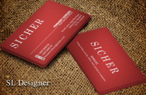 Business Card Design by SL Designer for Sicher Company Limited | Design: #10900779