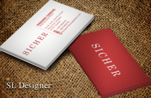 Diseño de Tarjeta de Presentación por SL Designer para Sicher Company Limited | Diseño: #10900781