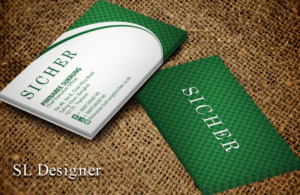 Business Card Design by SL Designer for Sicher Company Limited | Design: #10900782