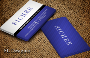 Diseño de Tarjeta de Presentación por SL Designer para Sicher Company Limited | Diseño: #10900855