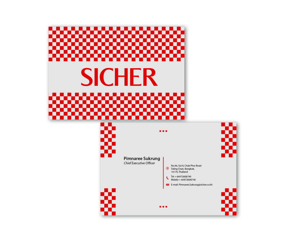Business Card Design by Kreatif for Sicher Company Limited | Design #10896562