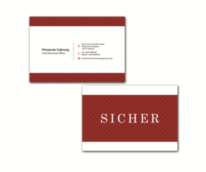 Diseño de Tarjeta de Presentación por Kreatif para Sicher Company Limited | Diseño: #10915682