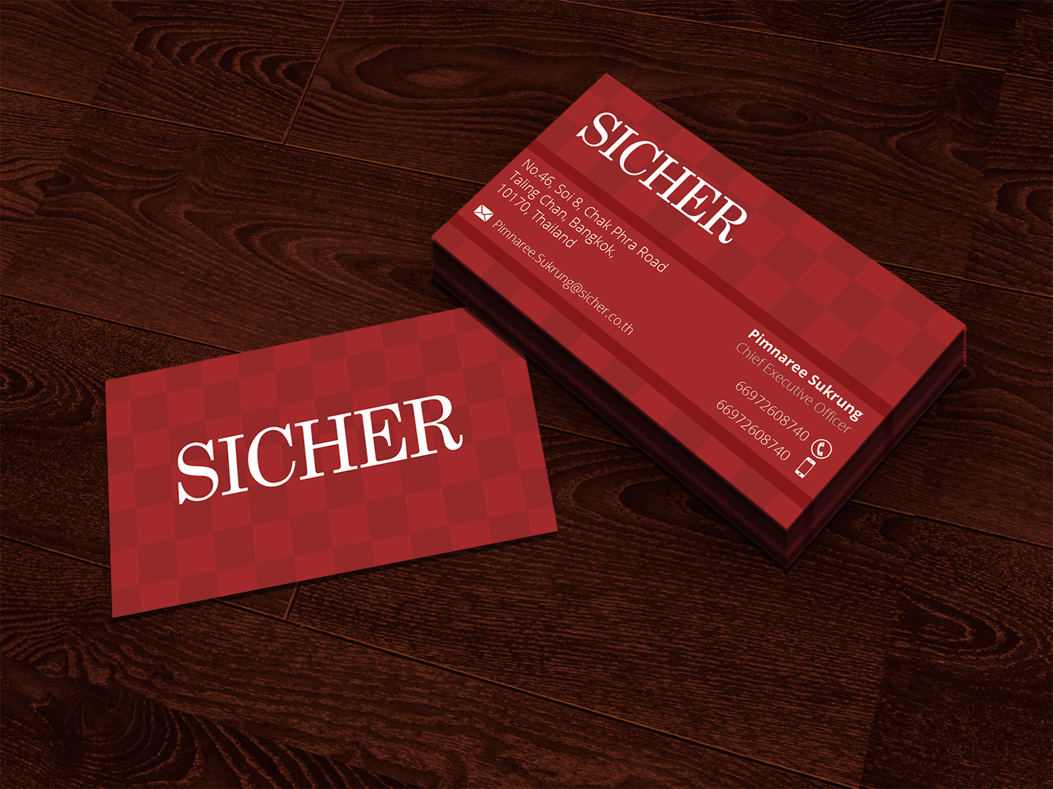 Business Card Design by lane Designs for Sicher Company Limited | Design #10902879