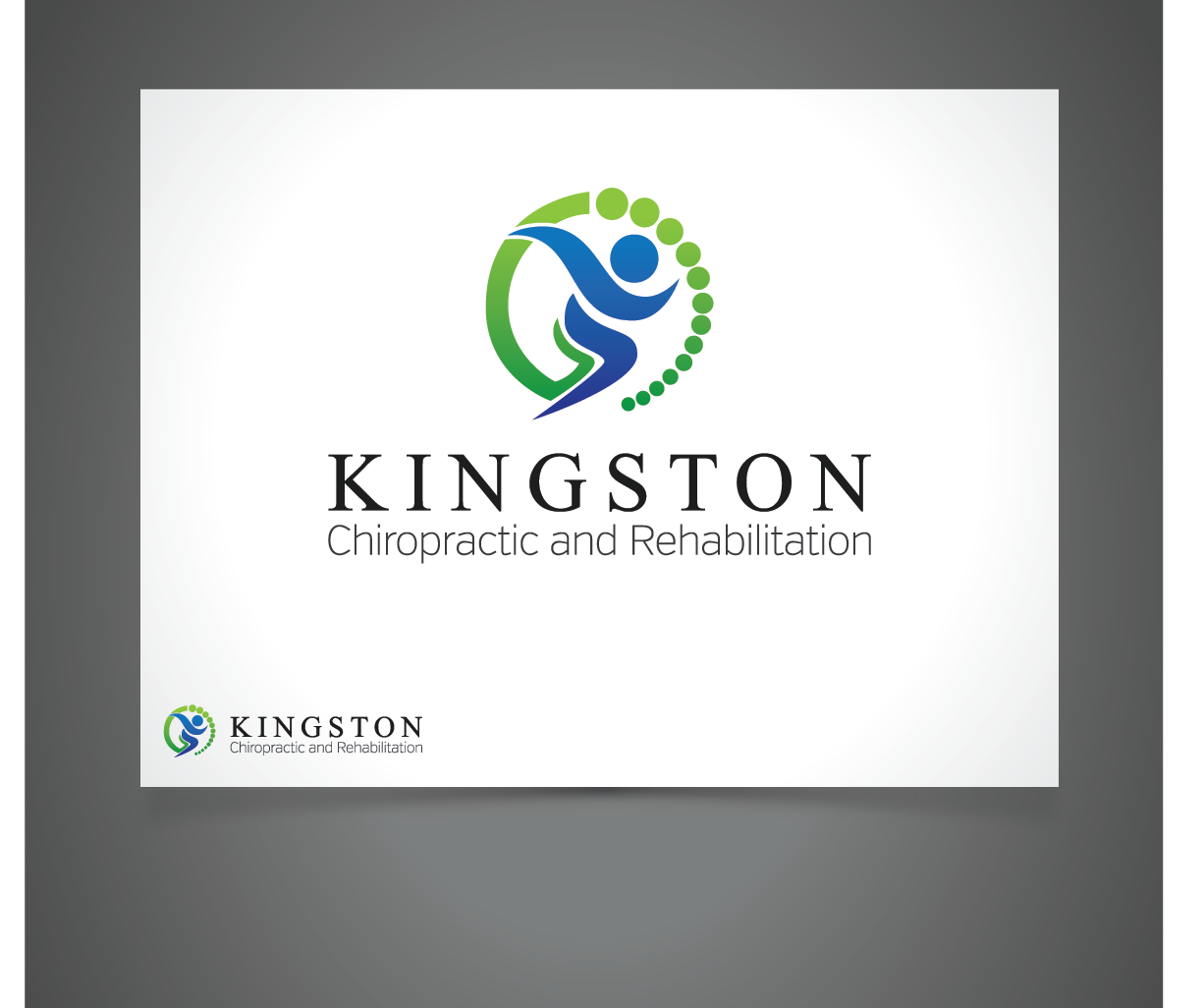 Logo Design by Blind for Kingston Chiropractic and Rehabilitation | Design #2273716