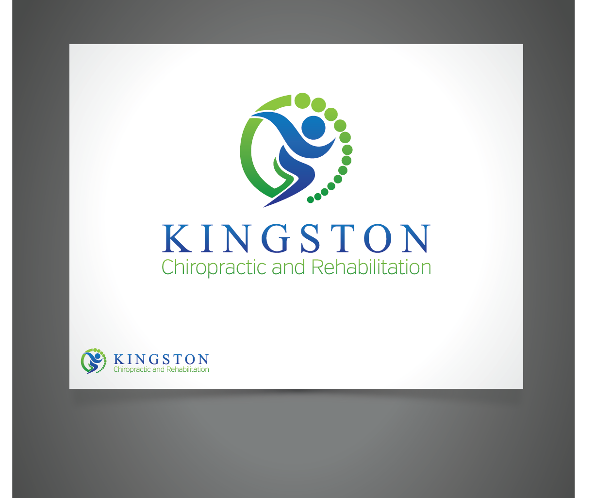 Logo Design by Blind for Kingston Chiropractic and Rehabilitation | Design #2274024