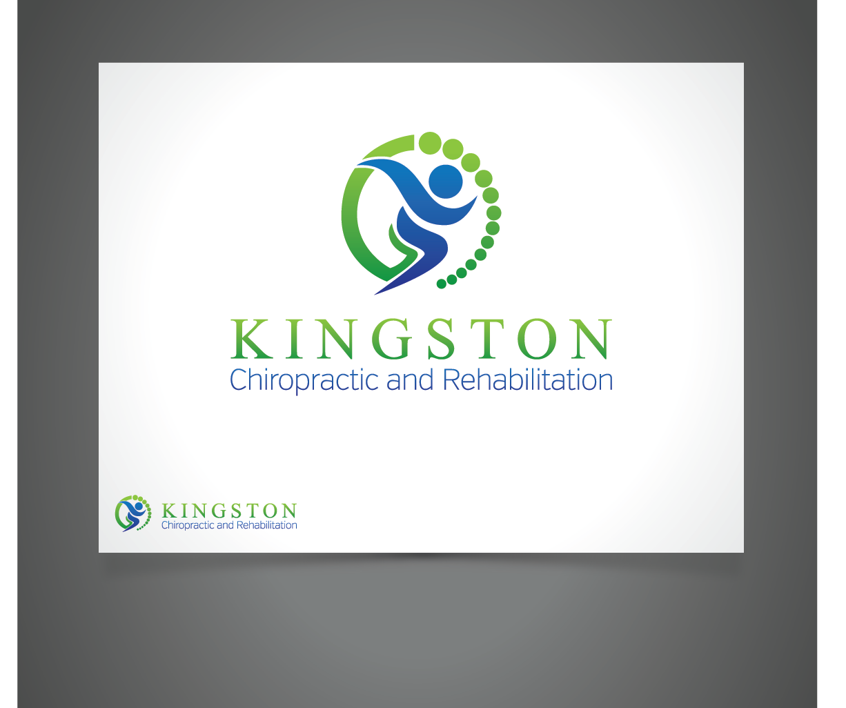 Logo Design by Blind for Kingston Chiropractic and Rehabilitation | Design #2274041