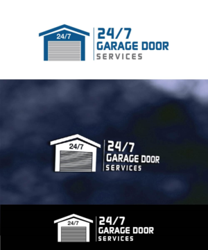 Logo Design by joliau for 24/7 Garage Door Services | Design: #10889579