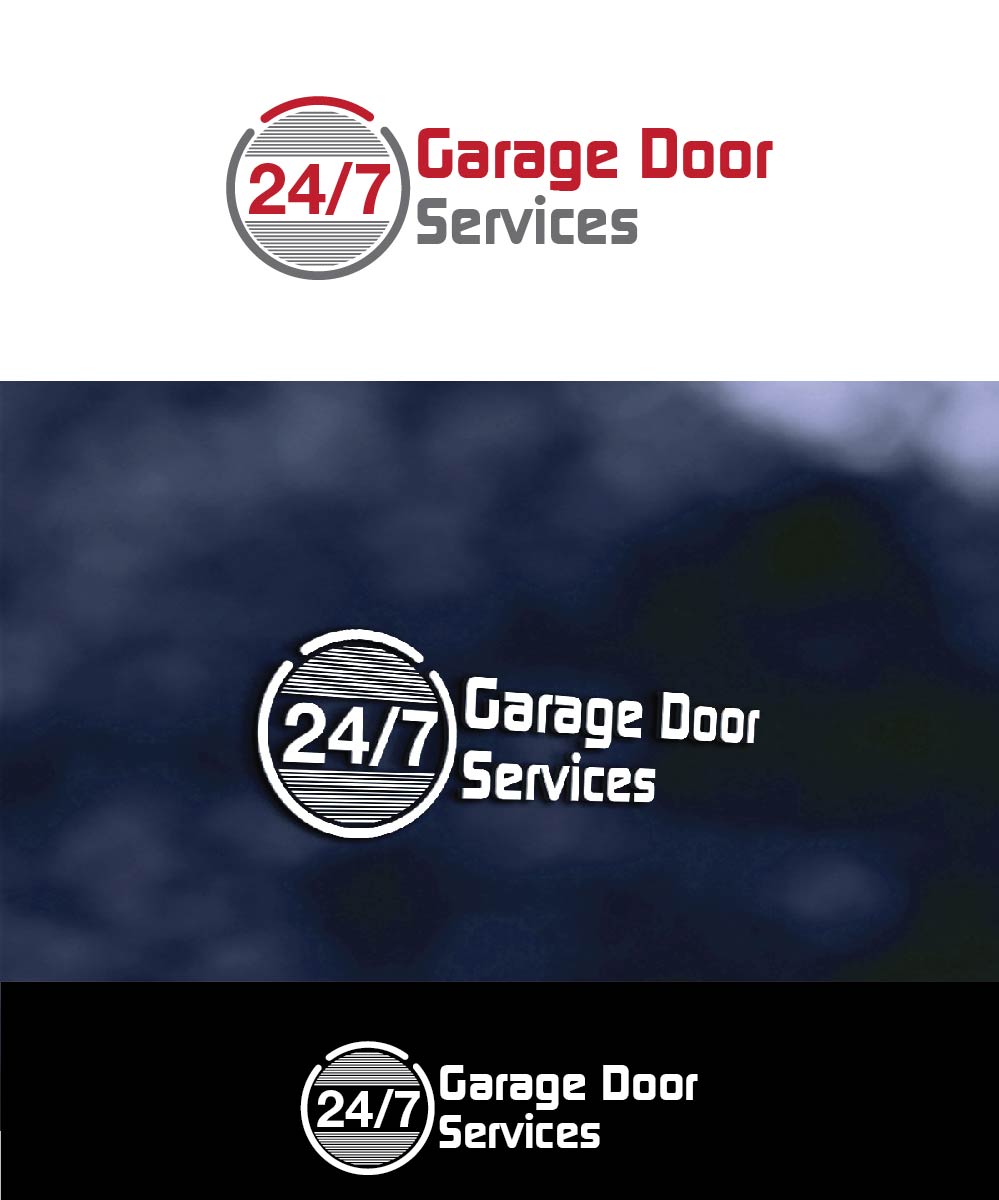 Logo Design by joliau for 24/7 Garage Door Services | Design #10889580