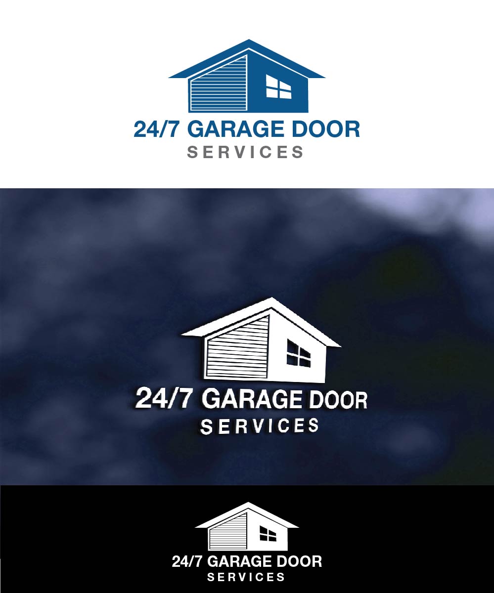 Logo Design by joliau for 24/7 Garage Door Services | Design #10889581