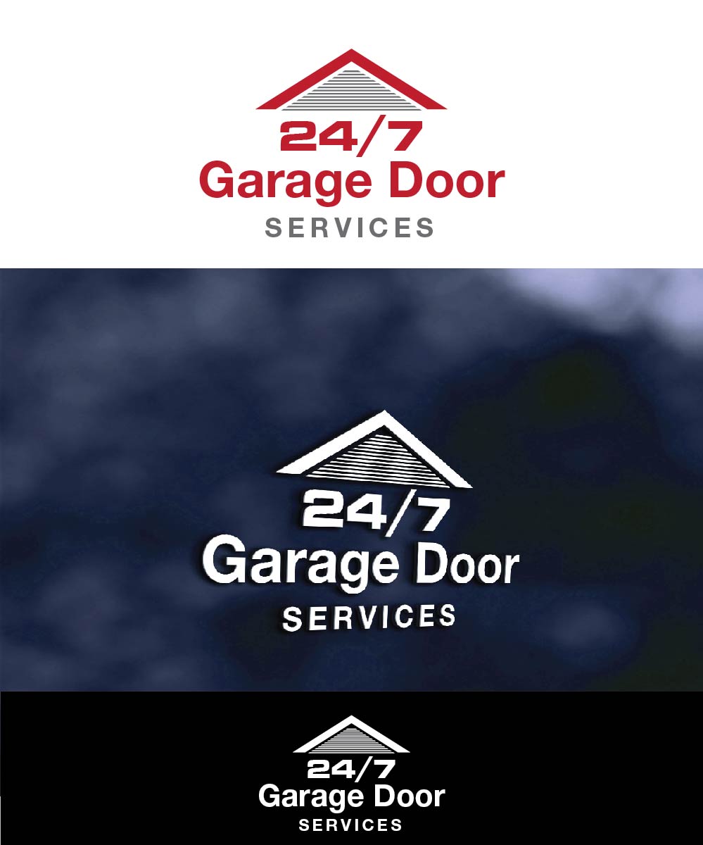 Logo Design by joliau for 24/7 Garage Door Services | Design #10890465