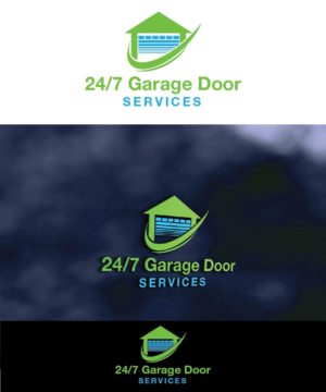 Logo Design by joliau for 24/7 Garage Door Services | Design: #10943867