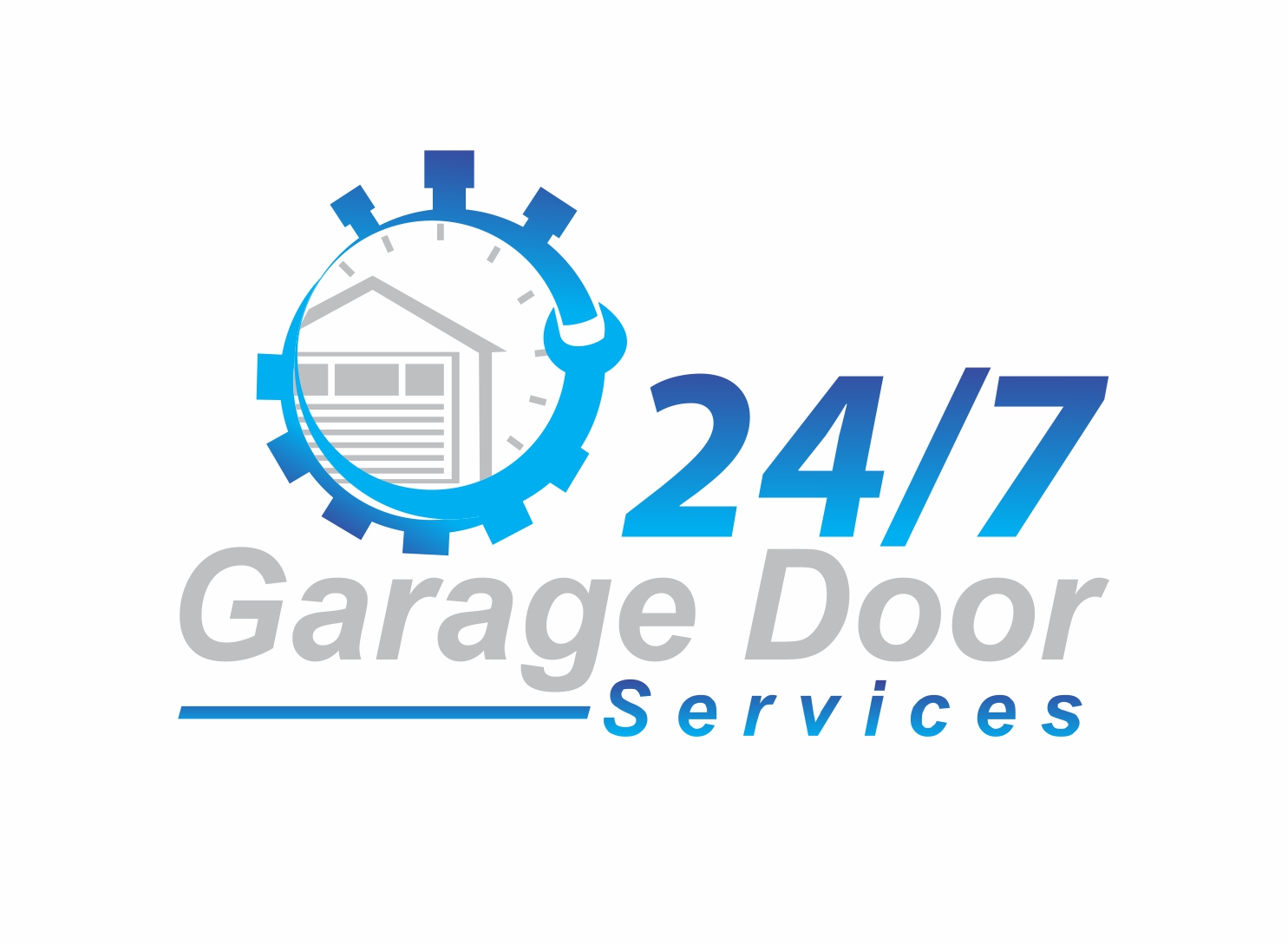 91 Elegant Playful Logo Designs for 24/7 Garage Door Services a