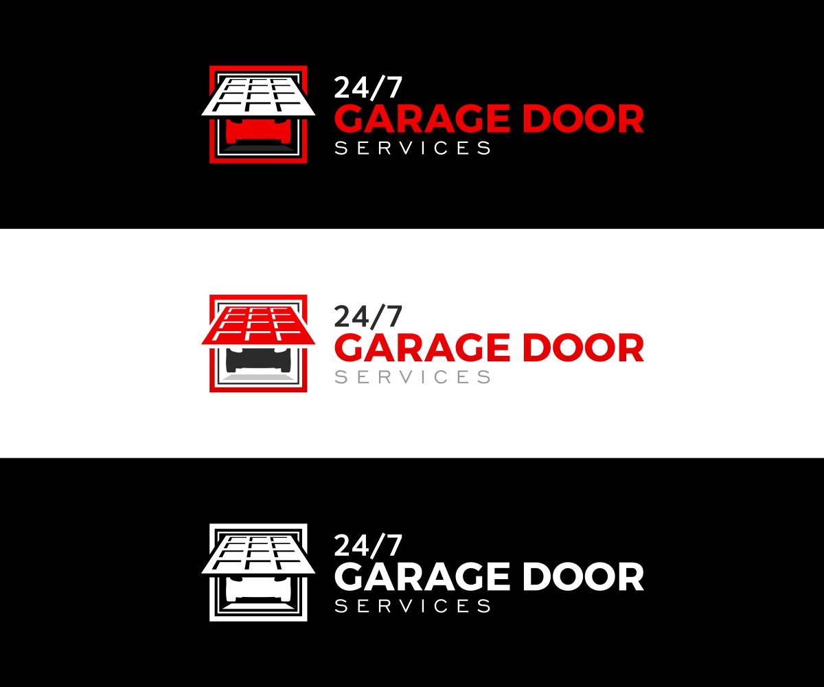 Logo Design by artsterdam for 24/7 Garage Door Services | Design #10895335