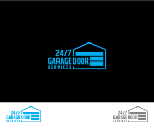 Logo Design by Omee63 for 24/7 Garage Door Services | Design: #10884793