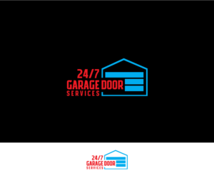 Logo Design by Omee63 for 24/7 Garage Door Services | Design: #10886182