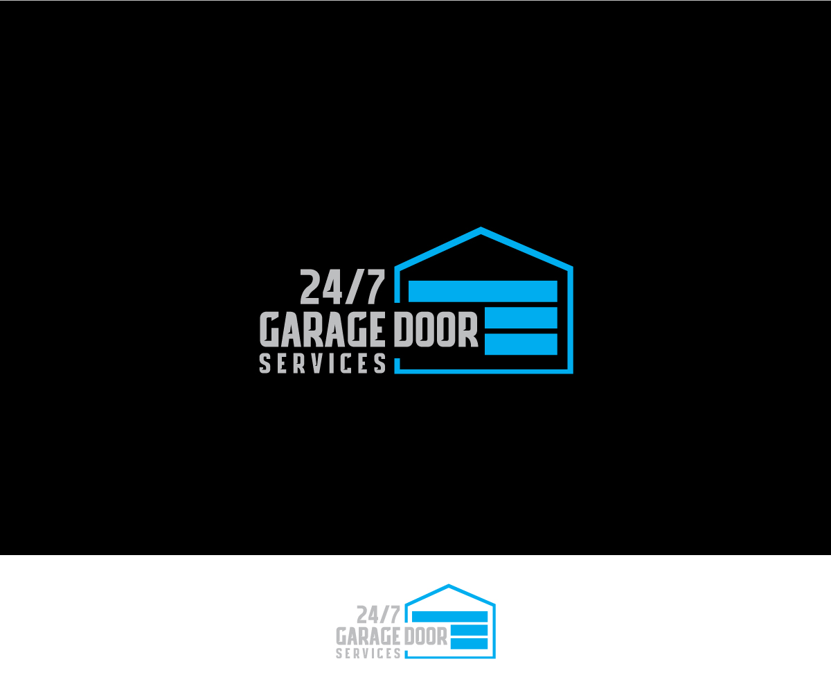 Logo Design by Omee63 for 24/7 Garage Door Services | Design #10886183