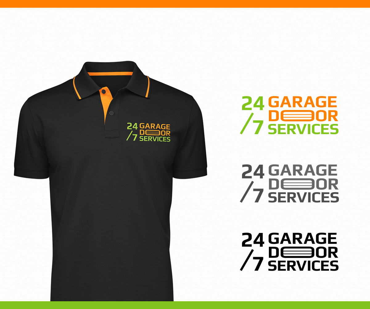 Diseño de Logo por slavilen para 24/7 Garage Door Services | Diseño #10958917