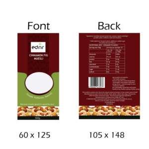 Etikett-Design von navya_lk für ednr real foods | Design: #10939486