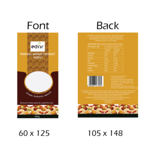 Etikett-Design von navya_lk für ednr real foods | Design: #10939487