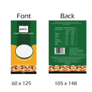 Etikett-Design von navya_lk für ednr real foods | Design: #10939489