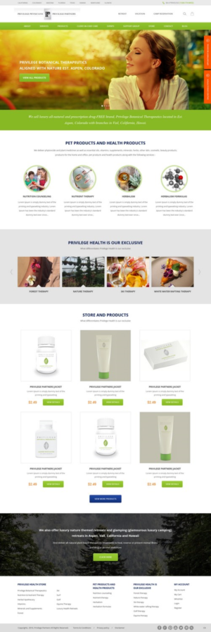 Wordpress Design by pb for PrivilegePhysicians.com | Design: #10894586