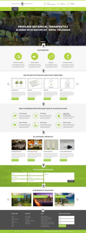 Wordpress Design by pb for PrivilegePhysicians.com | Design: #10894588