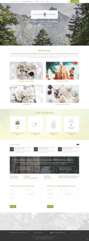 Wordpress Design by pb for PrivilegePhysicians.com | Design: #10894591