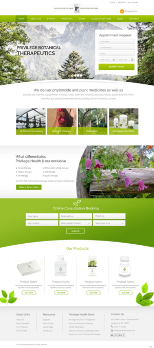 Wordpress Design by pb for PrivilegePhysicians.com | Design: #10896129