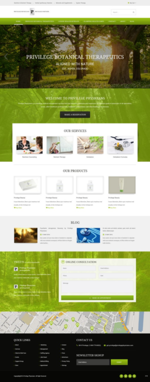 Wordpress Design by pb for PrivilegePhysicians.com | Design: #10907445