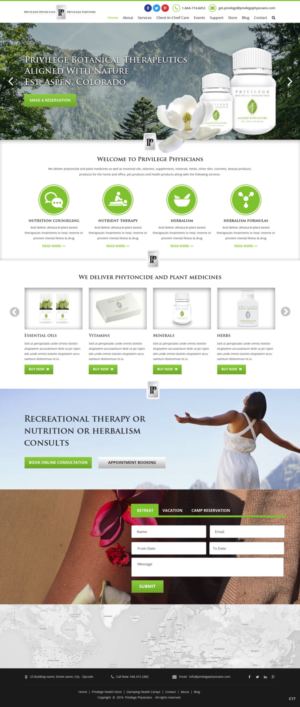 Wordpress Design by pb for PrivilegePhysicians.com | Design: #10937292
