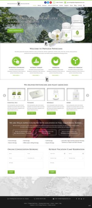 Wordpress Design by pb for PrivilegePhysicians.com | Design: #10937302