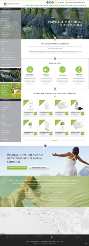Wordpress Design by pb for PrivilegePhysicians.com | Design: #10984583