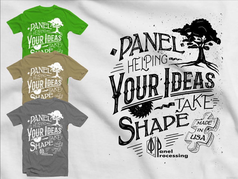 T-shirt Design by 2ndfloorharry for Panel Processing, Inc. | Design #10975828