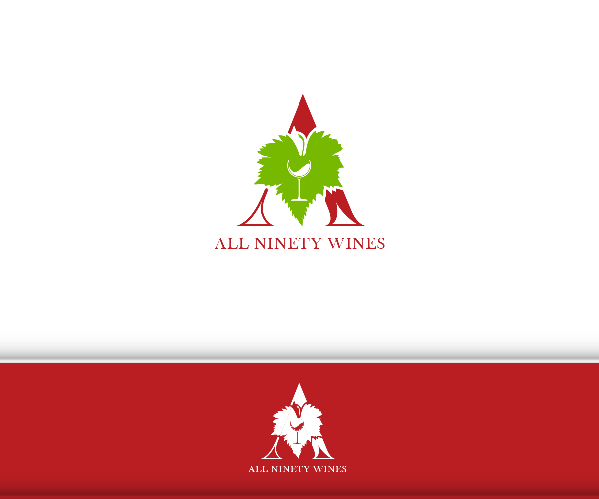 Logo Design by NIXXON for ALL NINETY WINES PTE. LTD. | Design #10911953