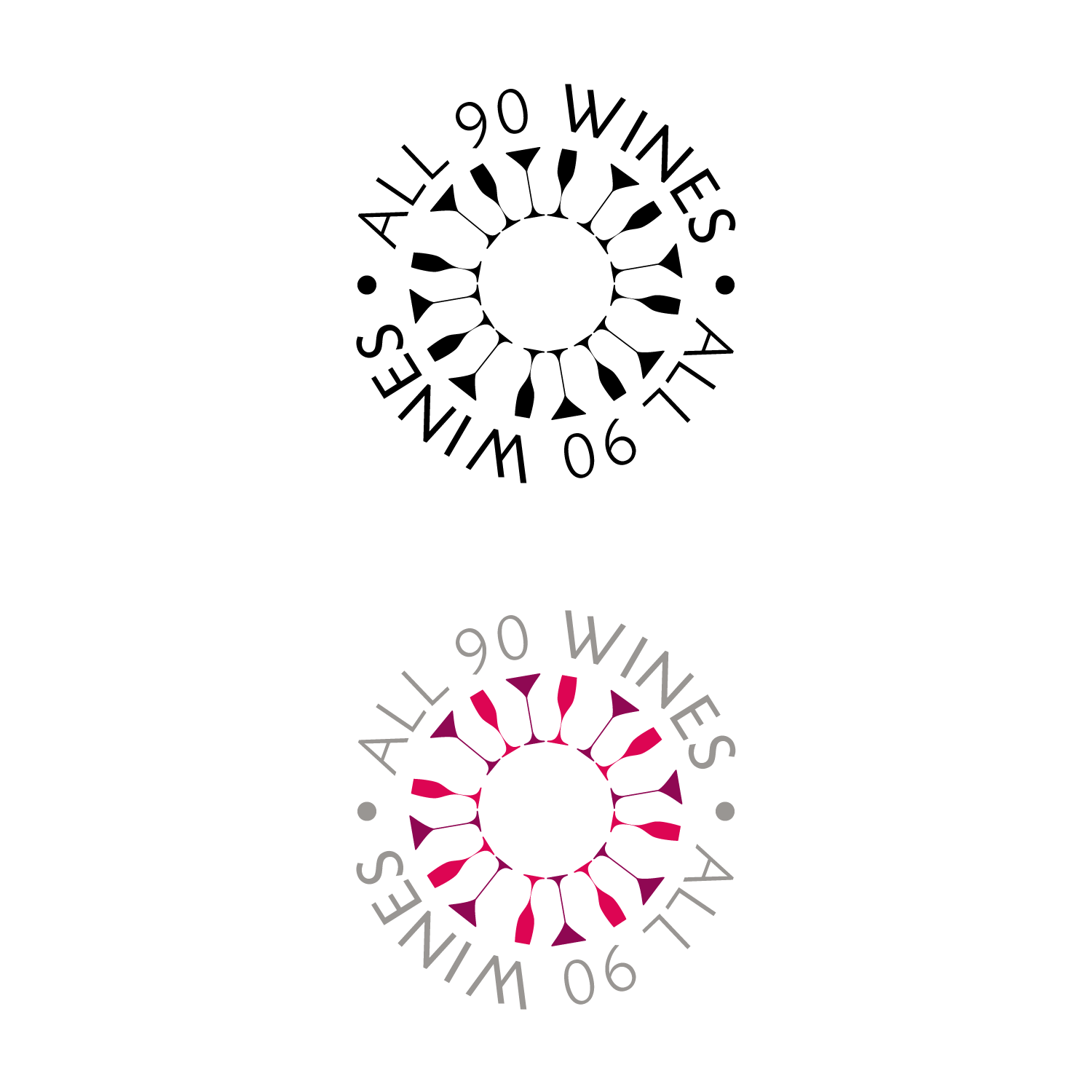 Logo Design by crisleiva for ALL NINETY WINES PTE. LTD. | Design #10903060