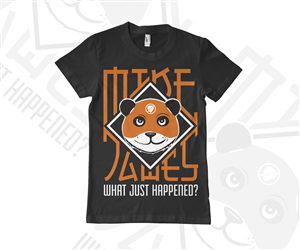 Panda themed anime style band shirt | T-shirt Design by Ryan
