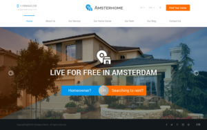 Web Design by pb for Amsterhome | Design: #10962006