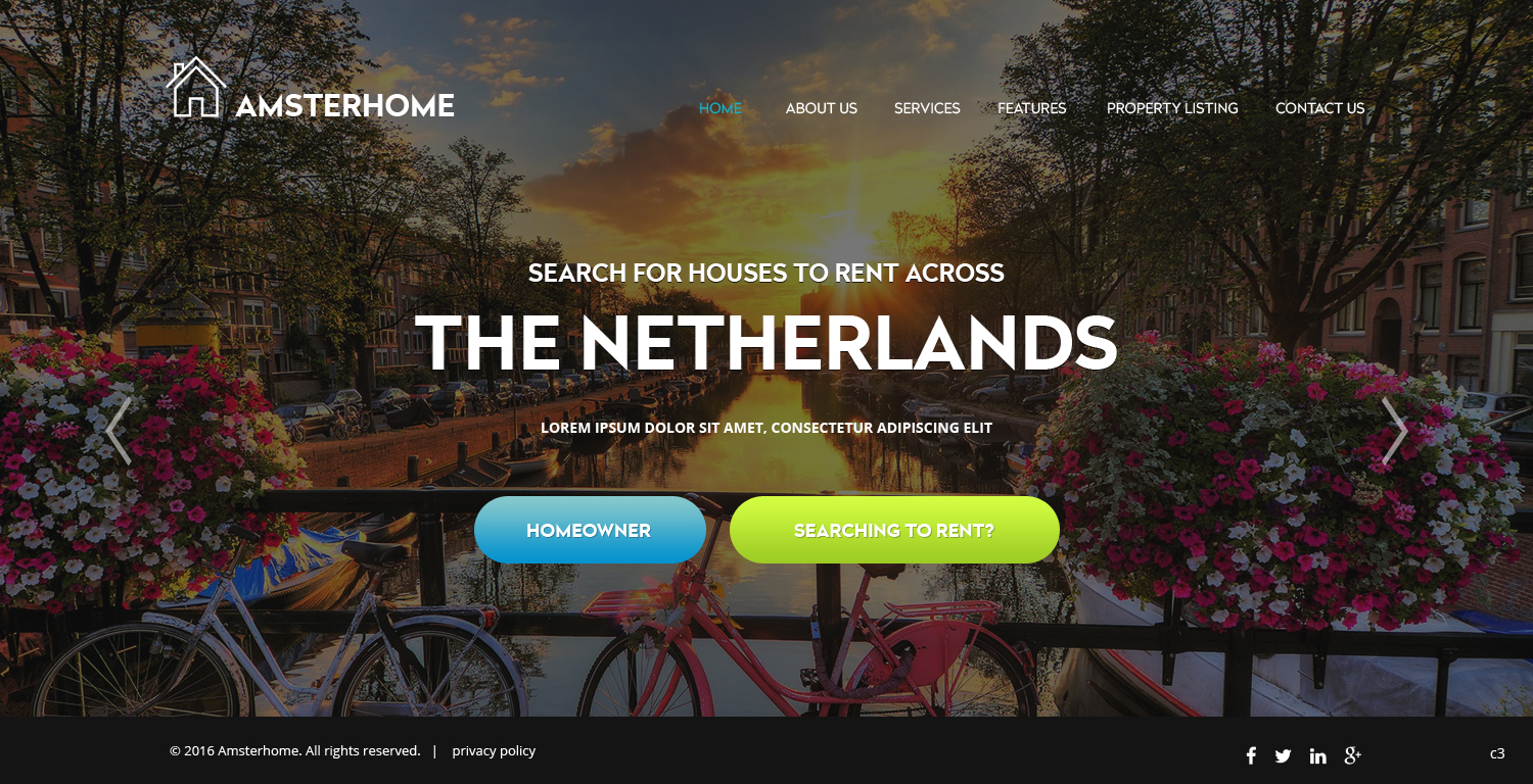 Diseño Web por pb para Amsterhome | Diseño #10967919