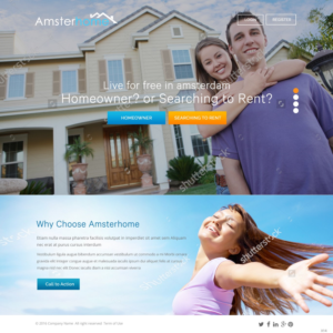 Web Design by pb for Amsterhome | Design: #10967928